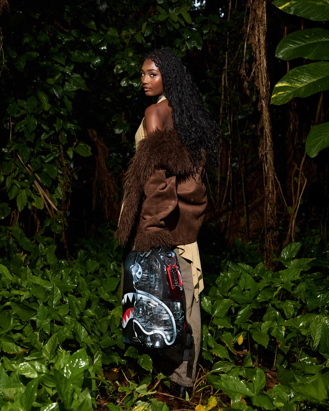 Limited Edition FOUNDATION LADY DEMERZEL ROBOTIC SHARK BACKPACK