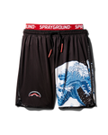 Limited Edition DRAGON WAVE CORTO SWIM TRUNKS BLACK