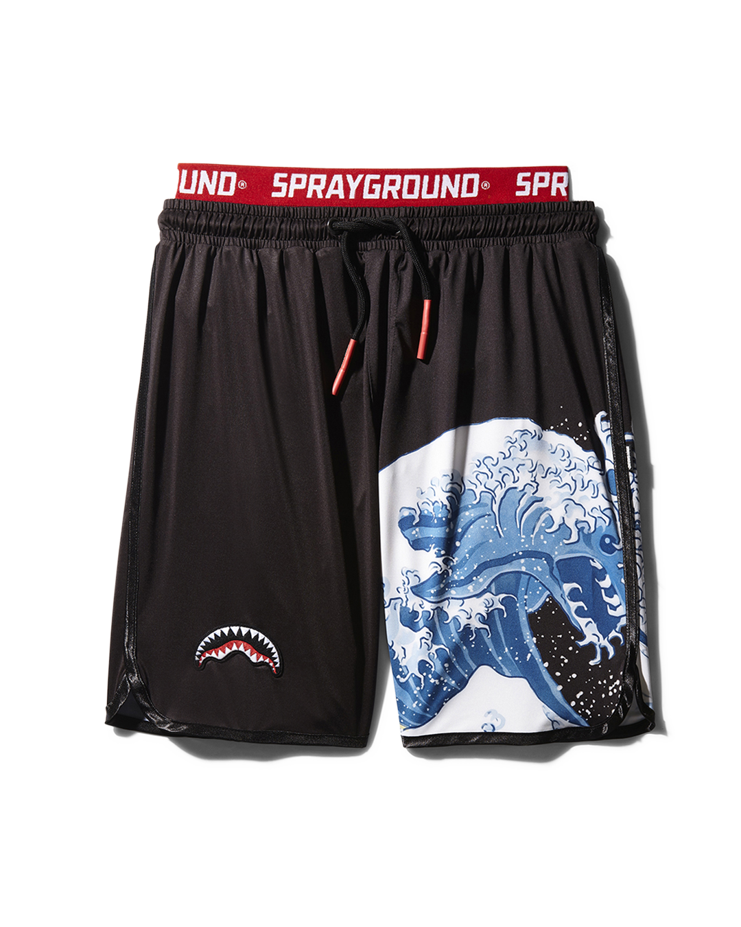 Limited Edition DRAGON WAVE CORTO SWIM TRUNKS BLACK