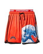Limited Edition JAPAN WAVE CORTO SWIM TRUNKS RED