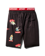 Limited Edition PATCH ALL-IN CORTO SWIM TRUNKS BLACK