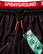 Limited Edition PATCH ALL-IN CORTO SWIM TRUNKS BLACK