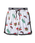 Limited Edition PATCH ALL-IN CORTO SWIM TRUNKS WHITE
