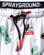 Limited Edition PATCH ALL-IN CORTO SWIM TRUNKS WHITE