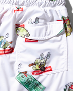 Limited Edition PATCH ALL-IN CORTO SWIM TRUNKS WHITE