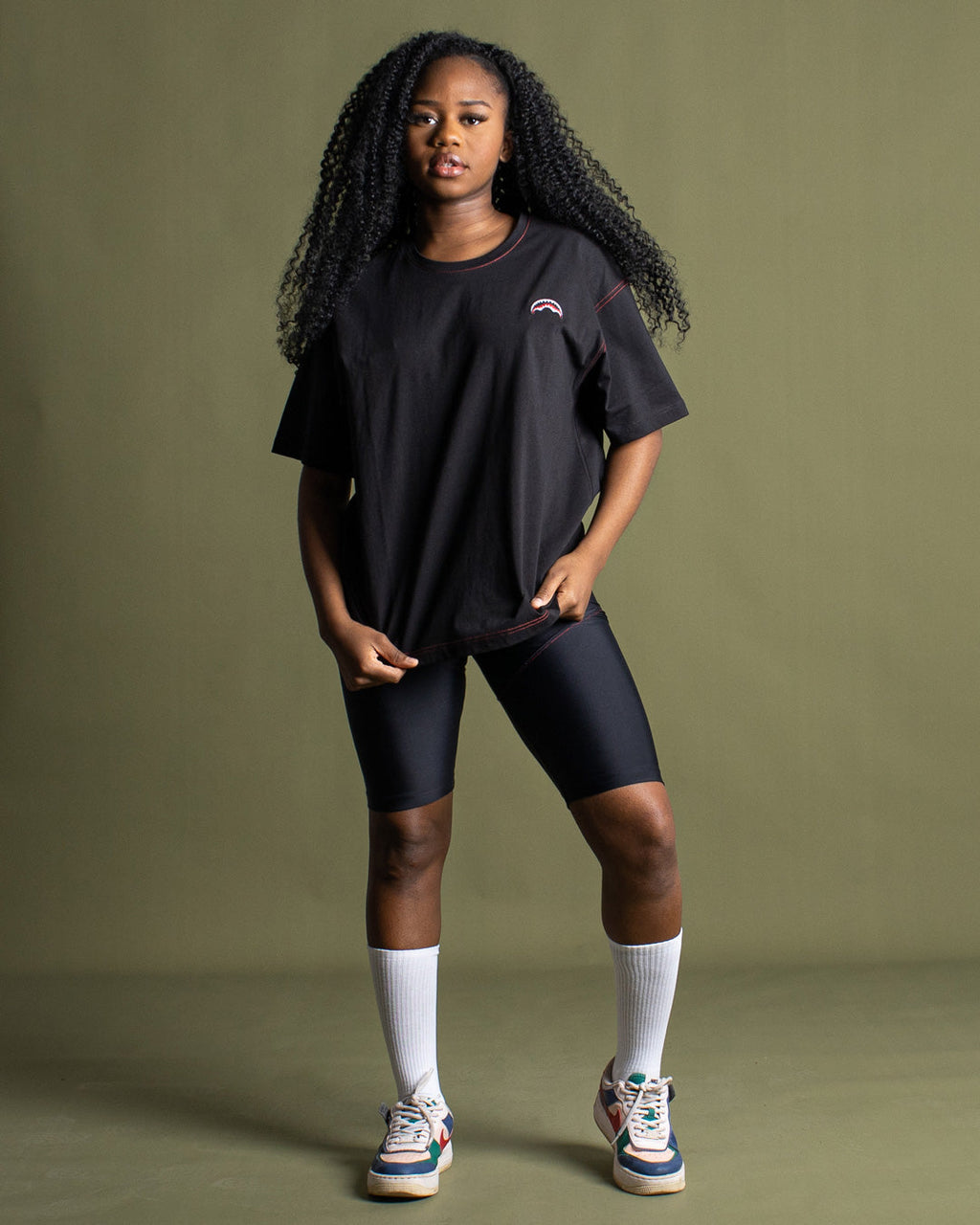 Limited Edition OVER SHARK T-SHIRT BLACK