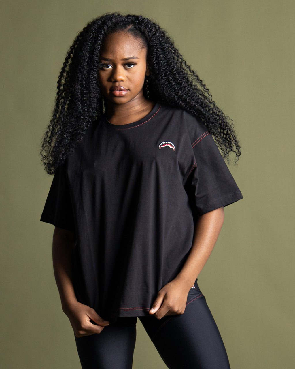 Limited Edition OVER SHARK T-SHIRT BLACK
