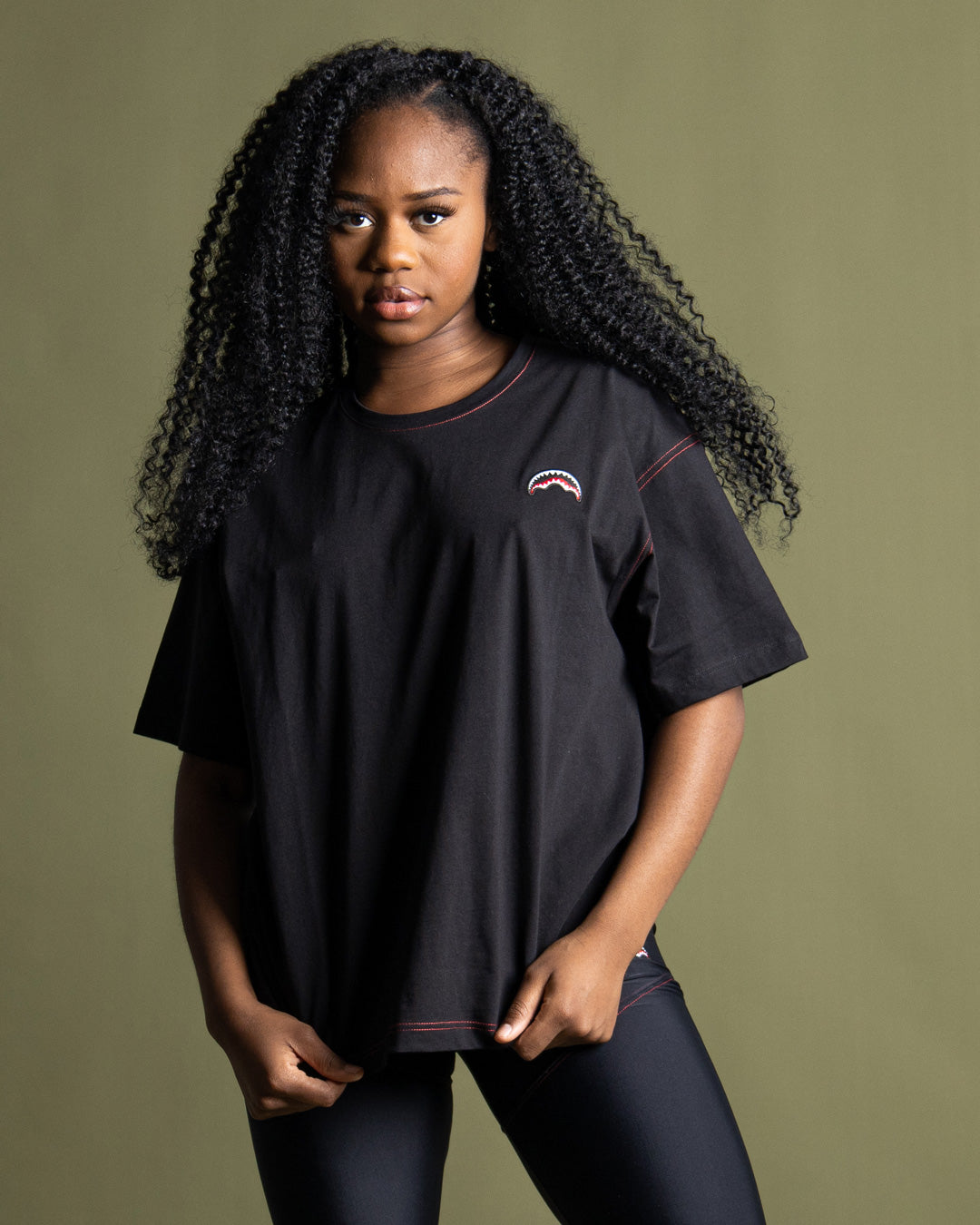 Limited Edition OVER SHARK T-SHIRT BLACK