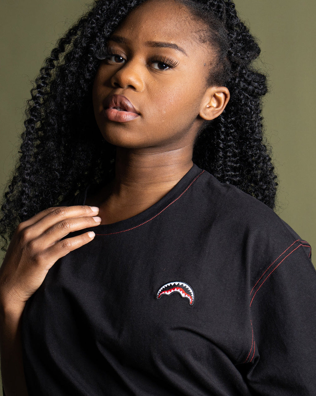 Limited Edition OVER SHARK T-SHIRT BLACK