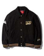 Limited Edition A.I.9 AFRICAN INTELLIGENCE GUILDED LEOPARD - SANDFLOWER COLLAB VARSITY JACKET