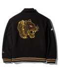 Limited Edition A.I.9 AFRICAN INTELLIGENCE GUILDED LEOPARD - SANDFLOWER COLLAB VARSITY JACKET