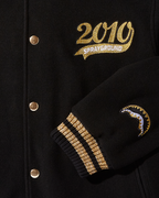 Limited Edition A.I.9 AFRICAN INTELLIGENCE GUILDED LEOPARD - SANDFLOWER COLLAB VARSITY JACKET