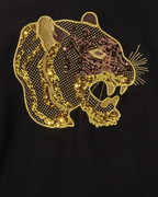 Limited Edition A.I.9 AFRICAN INTELLIGENCE GUILDED LEOPARD - SANDFLOWER COLLAB VARSITY JACKET