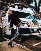 Limited Edition A.I.9 AFRICAN INTELLIGENCE GUILDED LEOPARD - SANDFLOWER COLLAB VARSITY JACKET