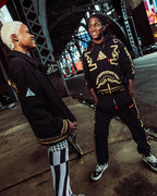 Limited Edition A.I.9 AFRICAN INTELLIGENCE GUILDED LEOPARD - SANDFLOWER COLLAB VARSITY JACKET