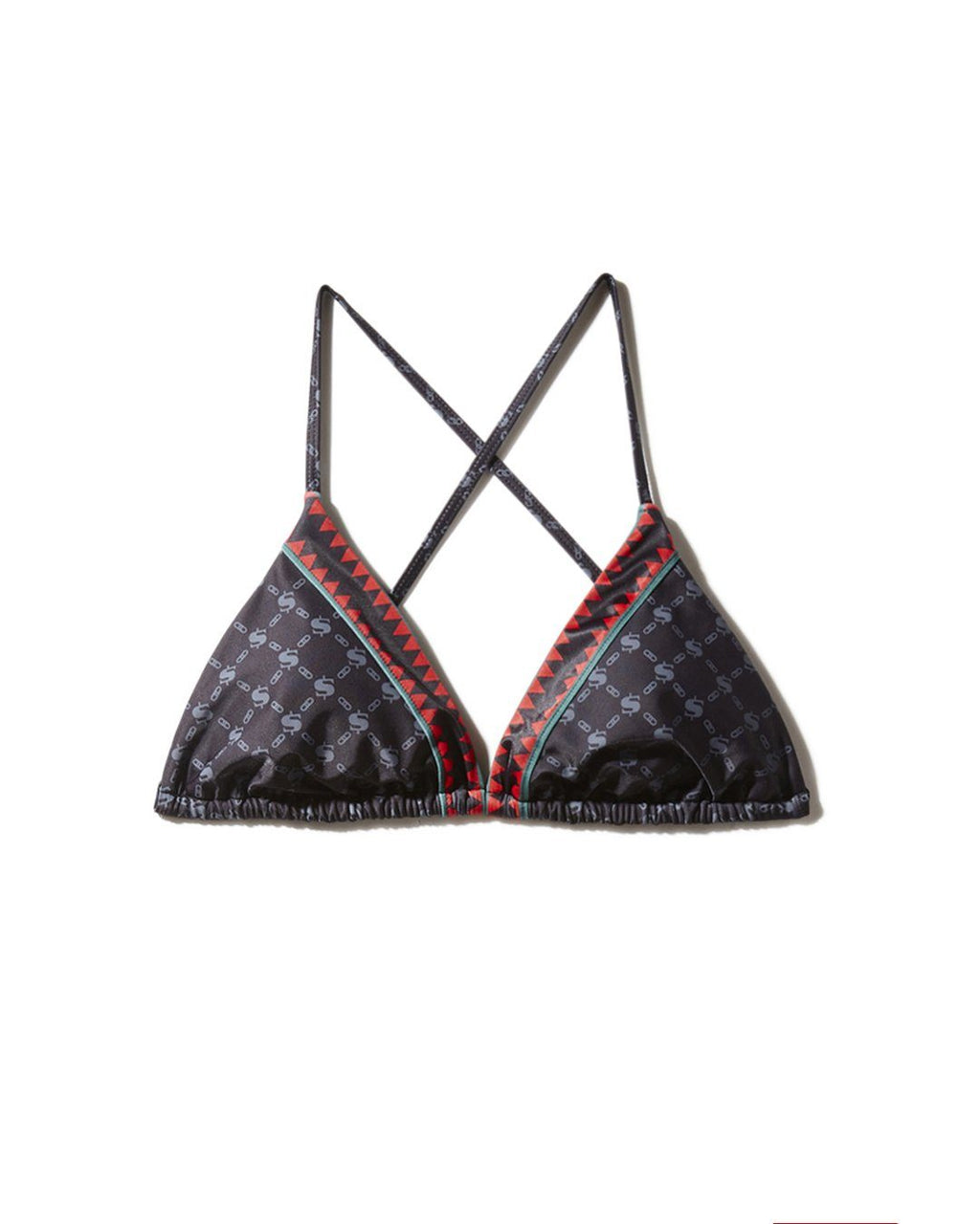 Limited Edition MIDNIGHT MONEY PATTERN BIKINI TOP