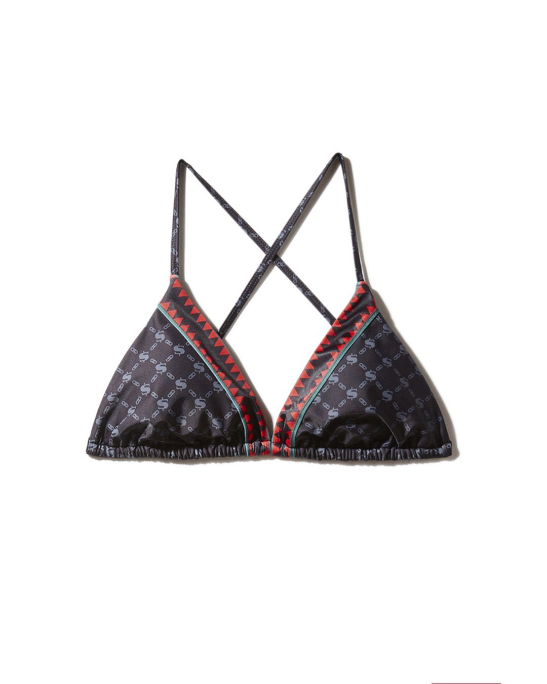 Limited Edition MIDNIGHT MONEY PATTERN BIKINI TOP