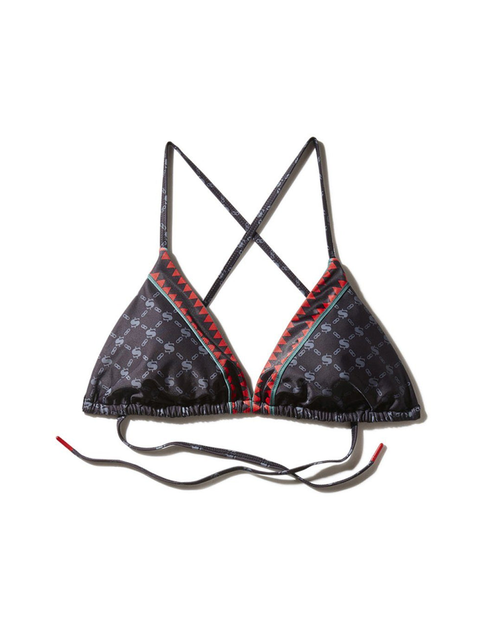 Limited Edition MIDNIGHT MONEY PATTERN BIKINI TOP