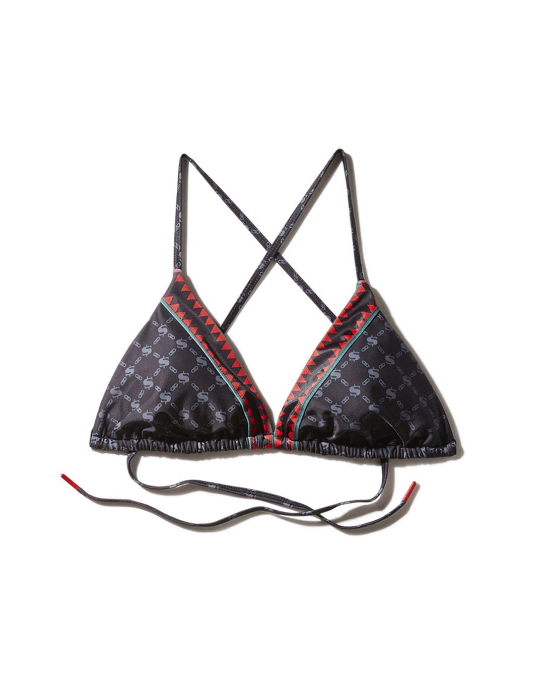 Limited Edition MIDNIGHT MONEY PATTERN BIKINI TOP