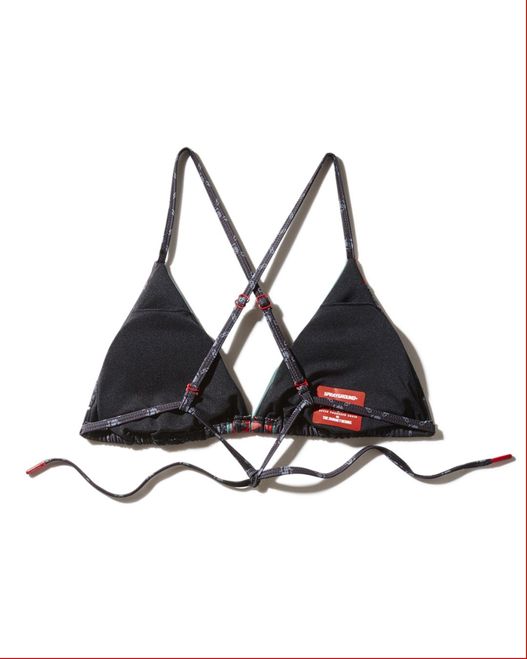 Limited Edition MIDNIGHT MONEY PATTERN BIKINI TOP