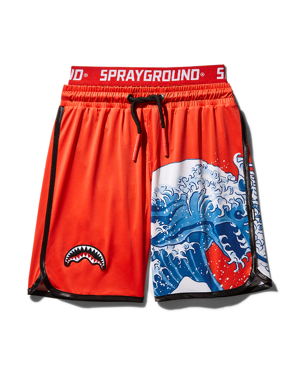 Limited Edition KIDS JAPAN WAVE SWIM TRUNKS RED