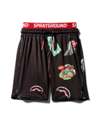 Limited Edition KIDS PATCH ALL-IN SWIM TRUNKS BLACK