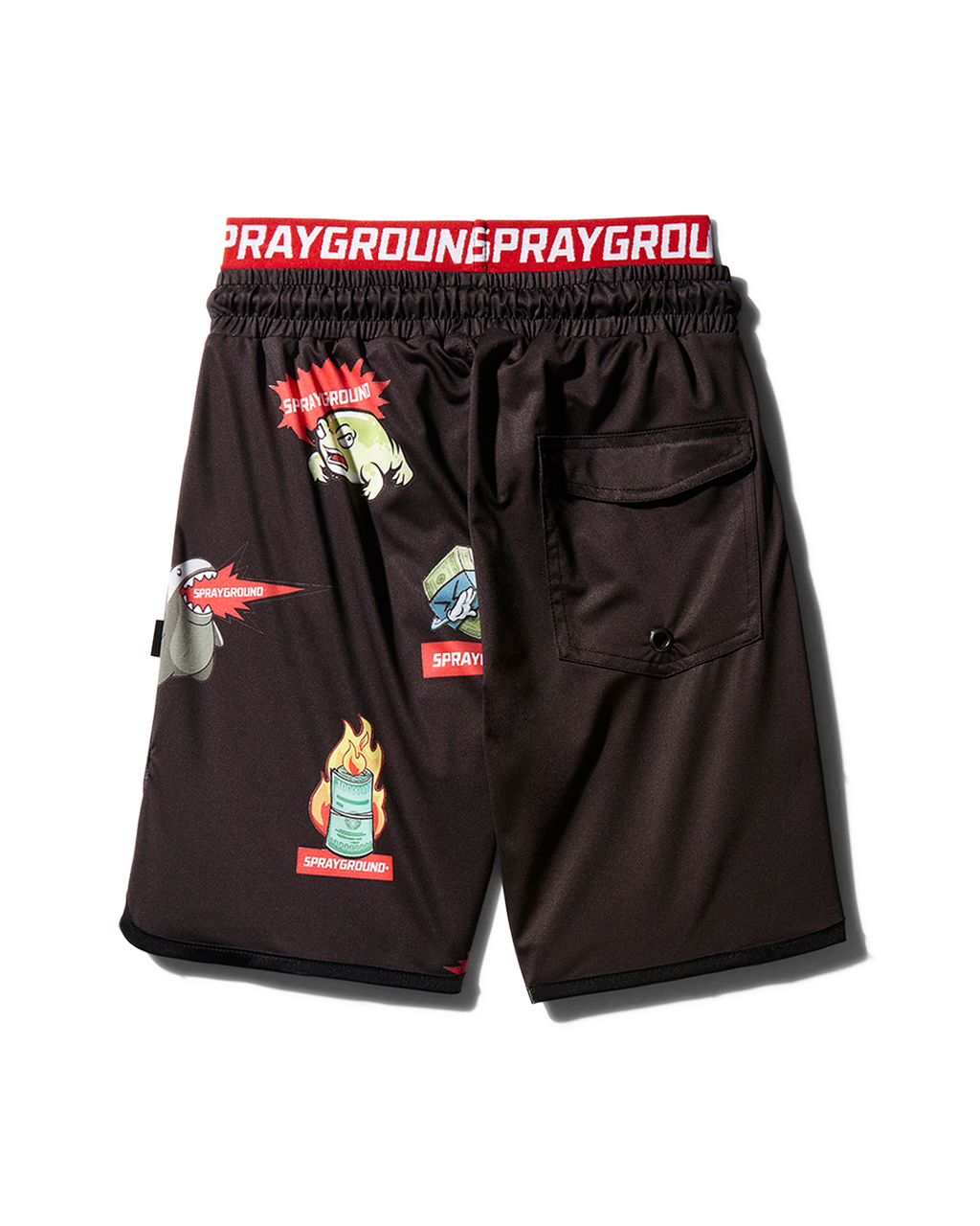 Limited Edition KIDS PATCH ALL-IN SWIM TRUNKS BLACK