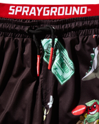 Limited Edition KIDS PATCH ALL-IN SWIM TRUNKS BLACK