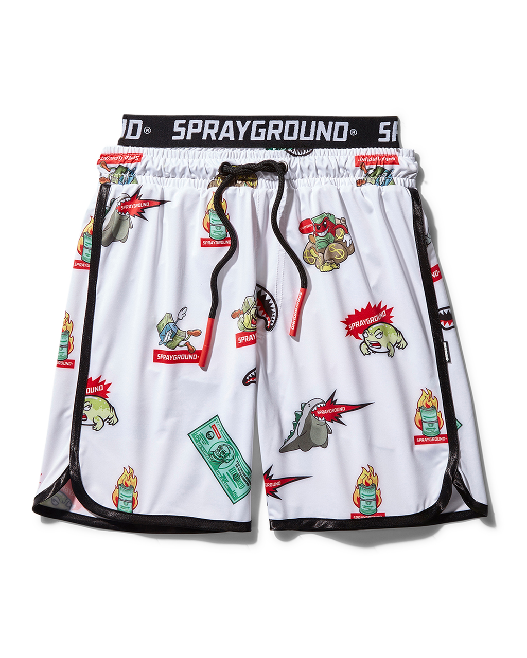 Limited Edition KIDS PATCH ALL-IN SWIM TRUNKS WHITE