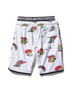 Limited Edition KIDS PATCH ALL-IN SWIM TRUNKS WHITE