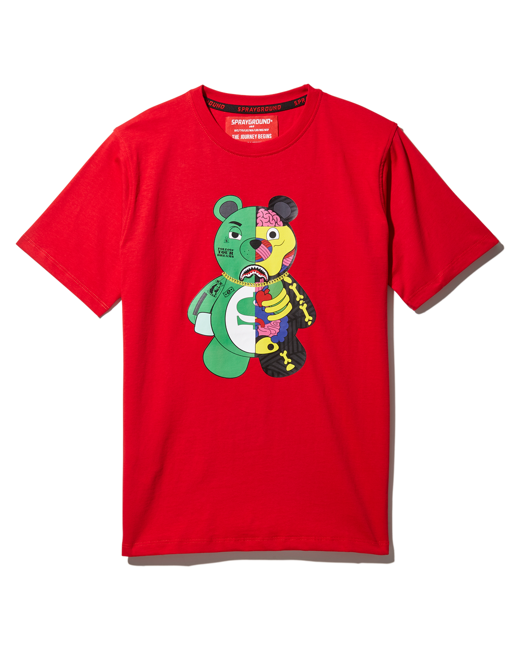 Limited Edition YOUTH ANATOMY BEAR T-SHIRT RED