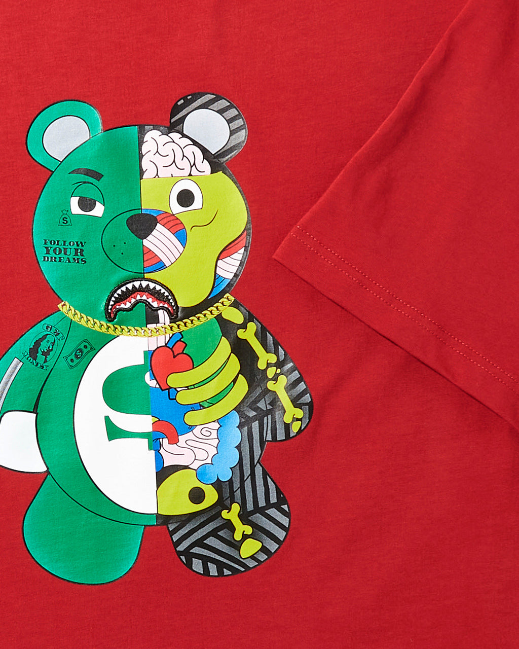 Limited Edition YOUTH ANATOMY BEAR T-SHIRT RED