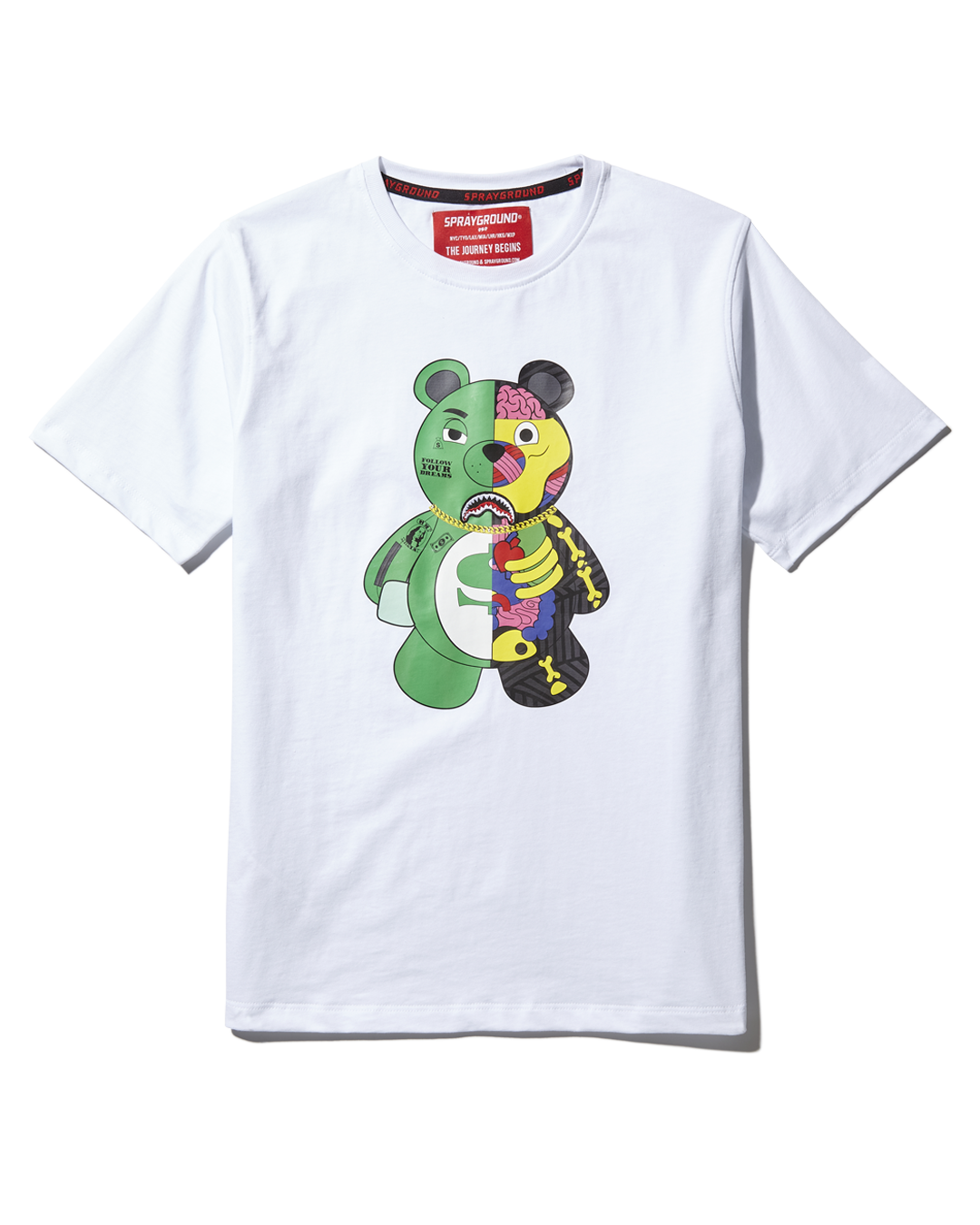 Limited Edition YOUTH ANATOMY BEAR T-SHIRT WHITE