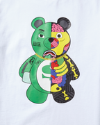 Limited Edition YOUTH ANATOMY BEAR T-SHIRT WHITE