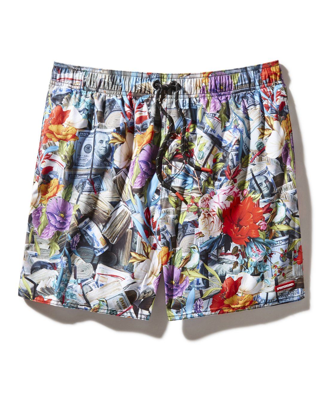 Limited Edition FLORAL MONEY SHOTO SWIM TRUNKS