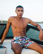 Limited Edition FLORAL MONEY SHOTO SWIM TRUNKS