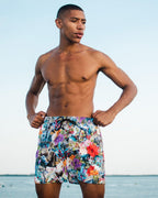 Limited Edition FLORAL MONEY SHOTO SWIM TRUNKS