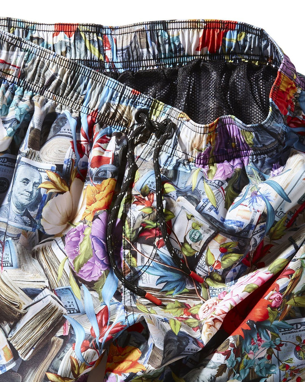 Limited Edition FLORAL MONEY SHOTO SWIM TRUNKS