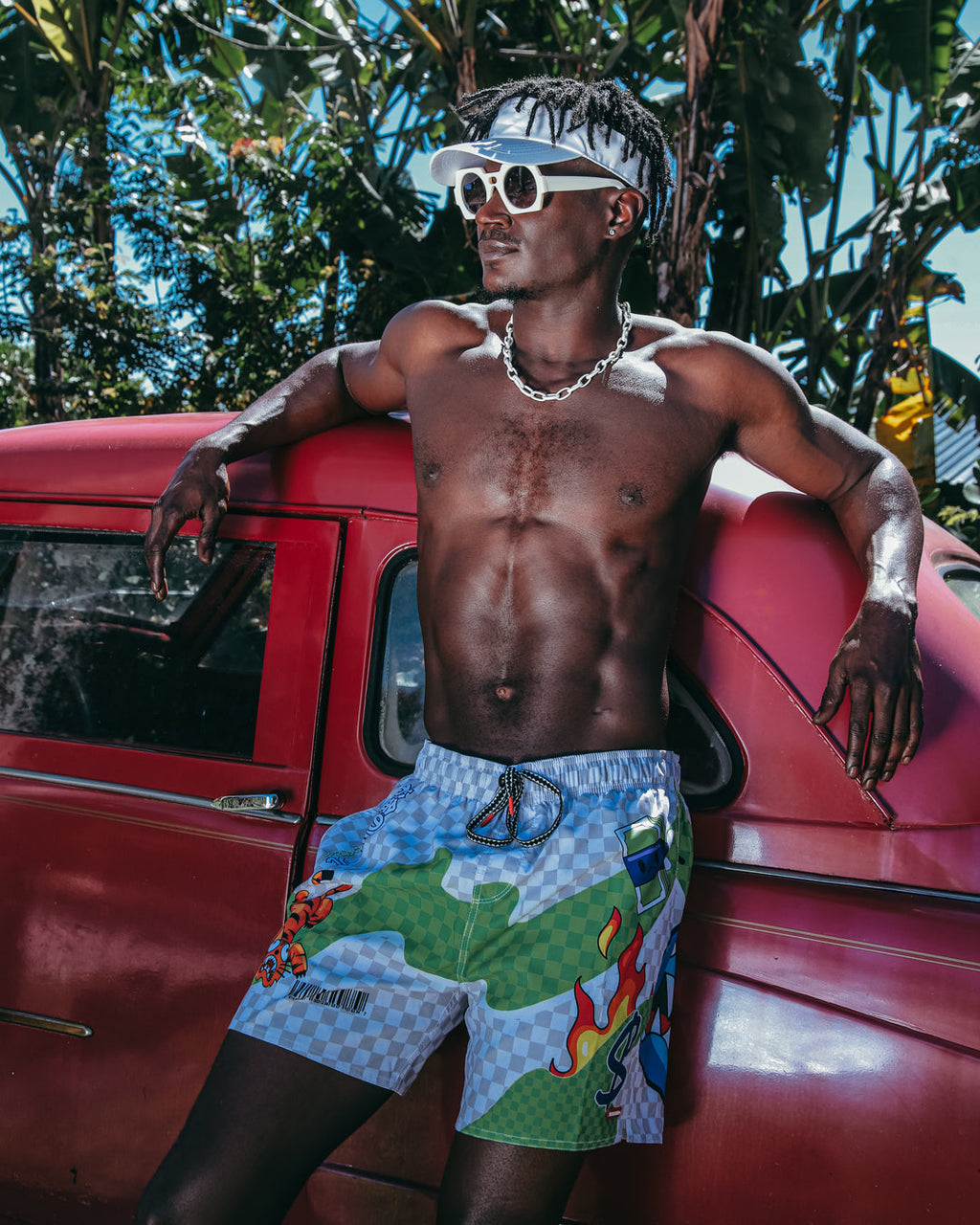 Limited Edition WTF ART SHOTO SWIM TRUNKS
