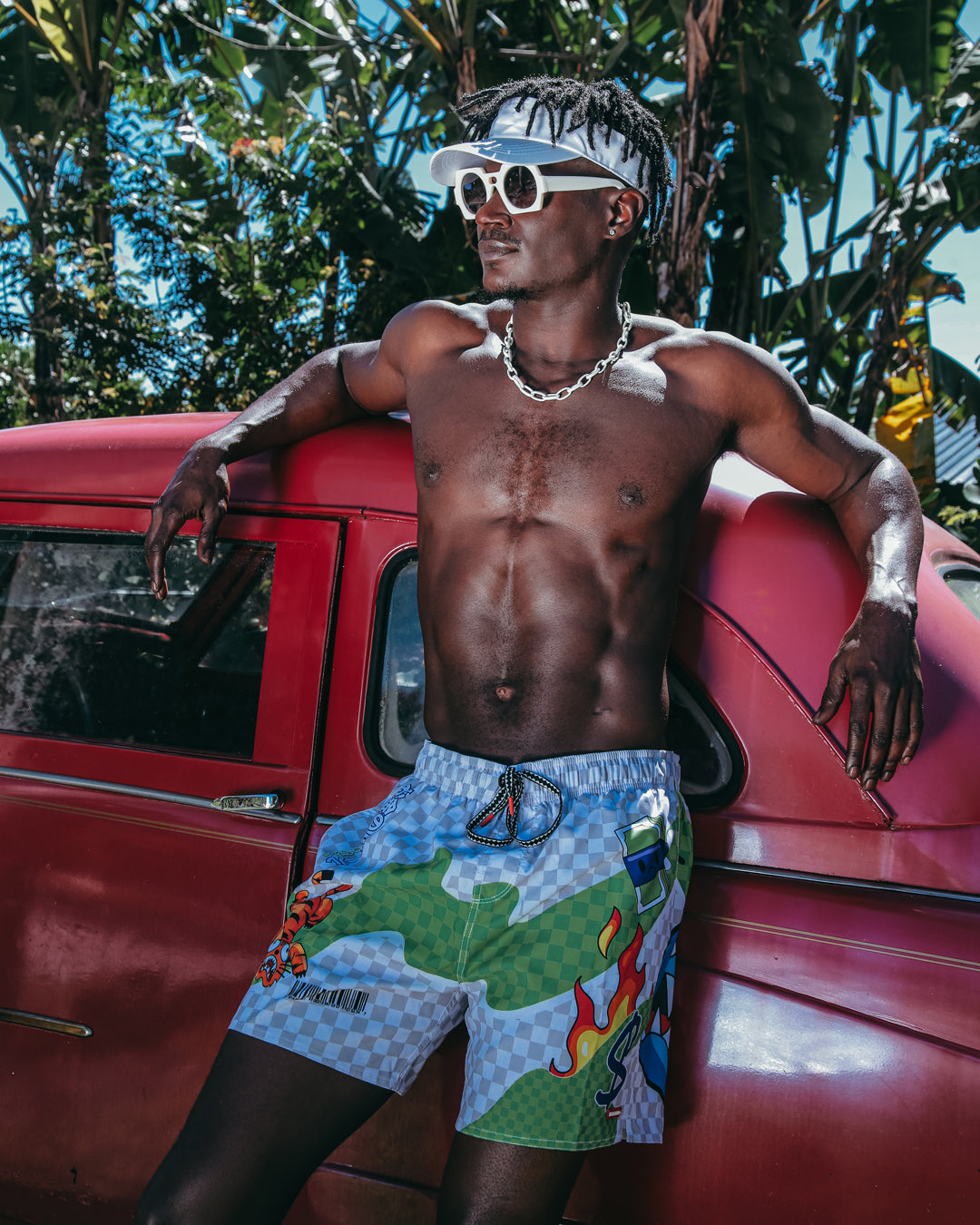 Limited Edition WTF ART SHOTO SWIM TRUNKS