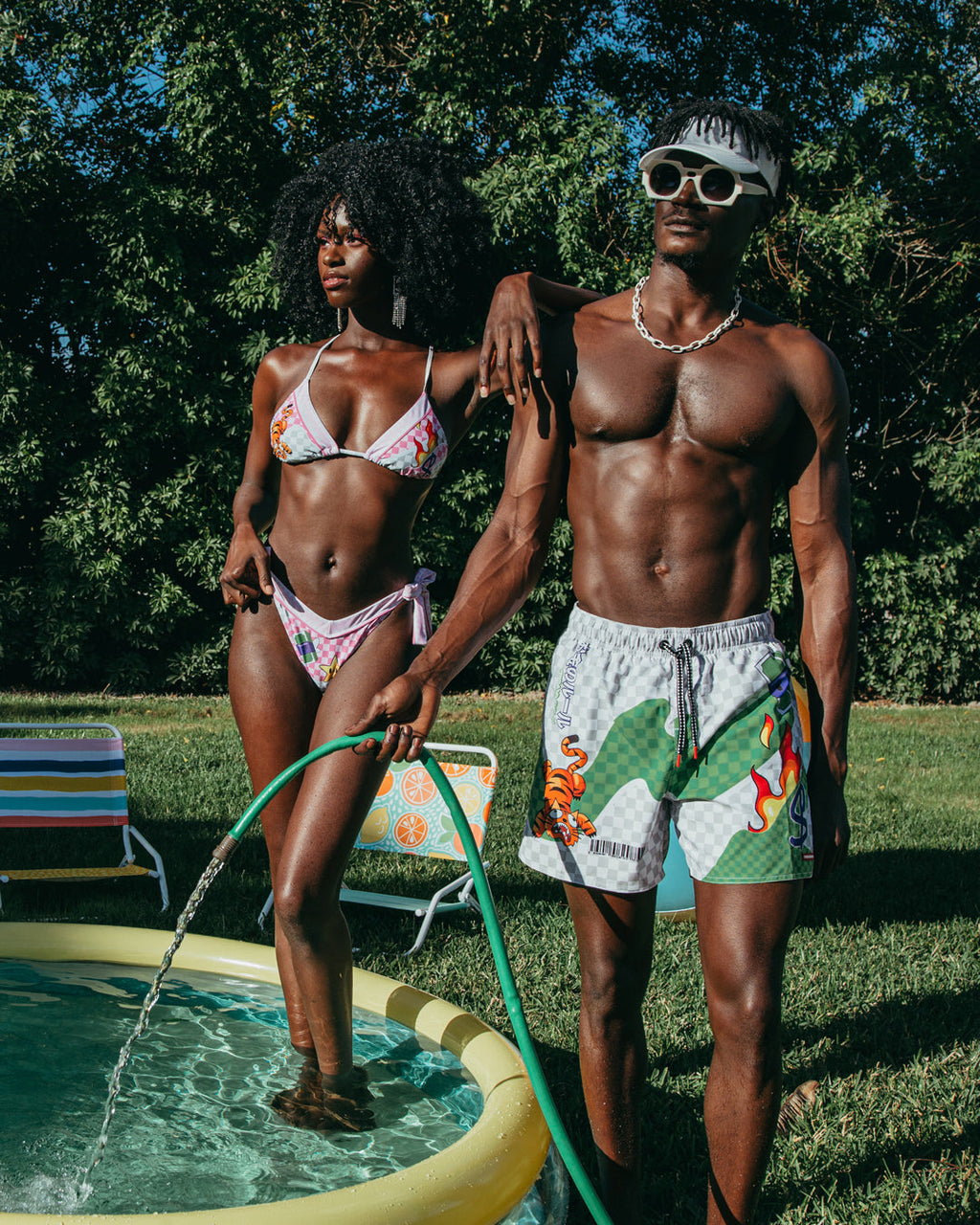 Limited Edition WTF ART SHOTO SWIM TRUNKS