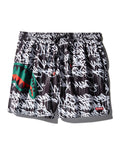 Limited Edition SCRIBBLE SHARK SHOTO SWIM TRUNKS