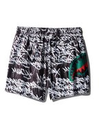 Limited Edition SCRIBBLE SHARK SHOTO SWIM TRUNKS