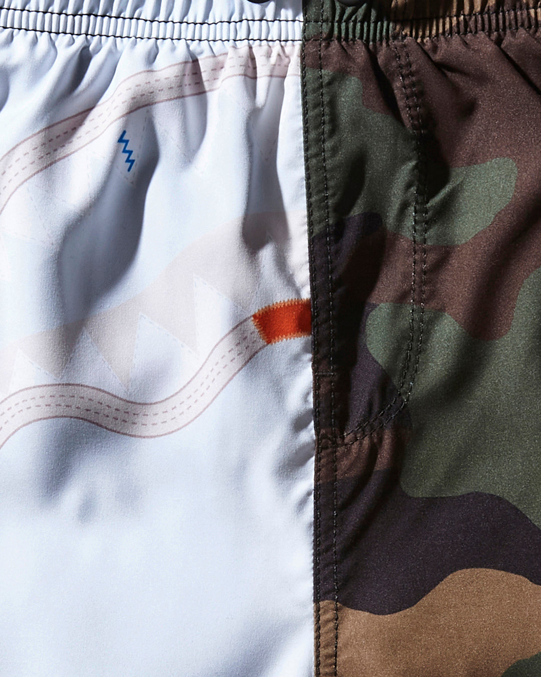 Limited Edition SPLIT BITE CAMO SHOTO SWIM TRUNKS