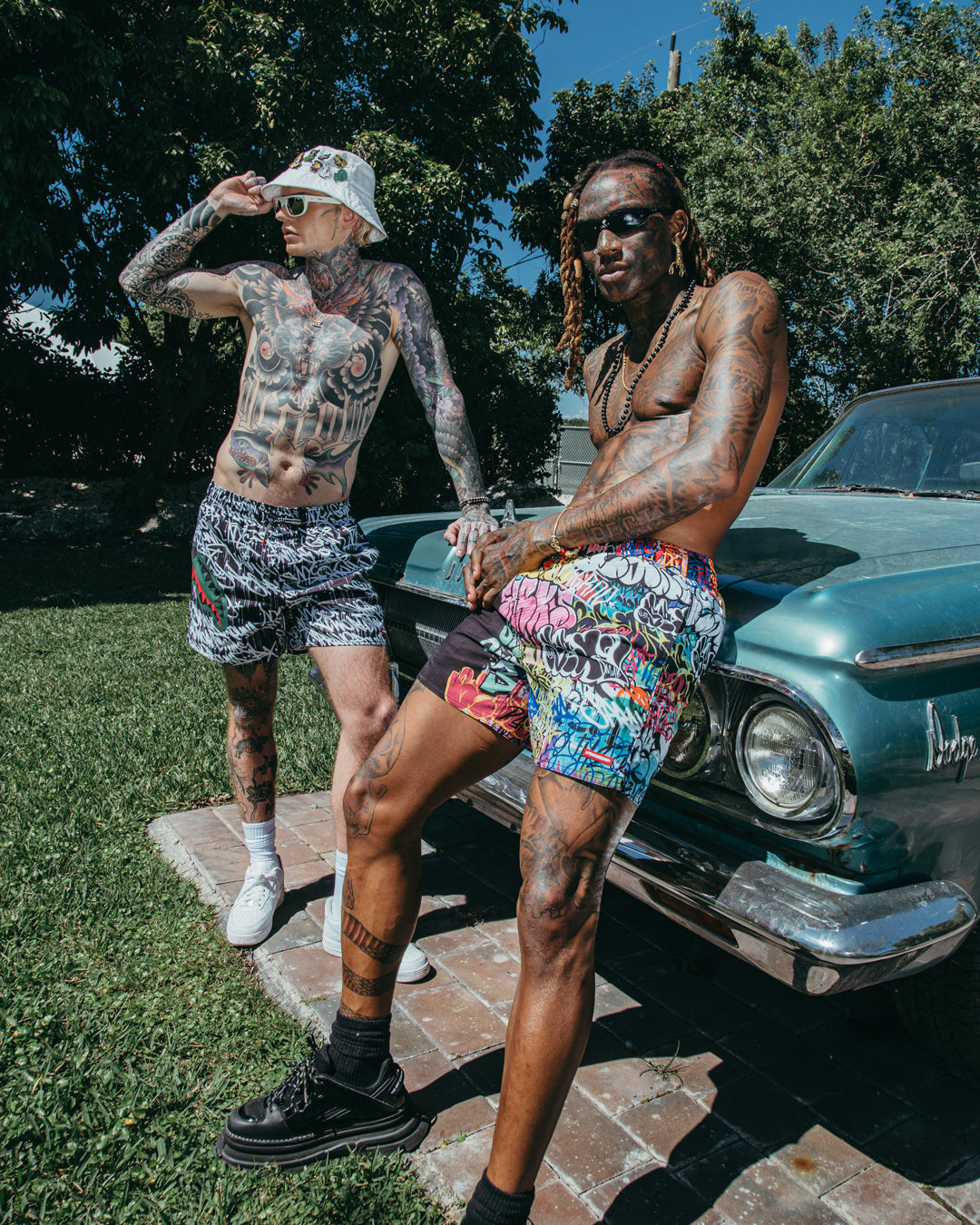 Limited Edition HALF GRAFF SHOTO SWIM TRUNKS