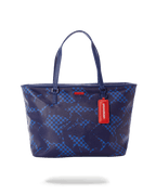 Limited Edition SHARK CHECK BLUE TOTE