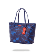 Limited Edition SHARK CHECK BLUE TOTE