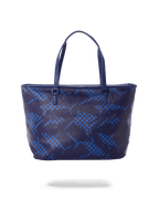 Limited Edition SHARK CHECK BLUE TOTE