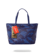 Limited Edition SHARK CHECK BLUE TOTE