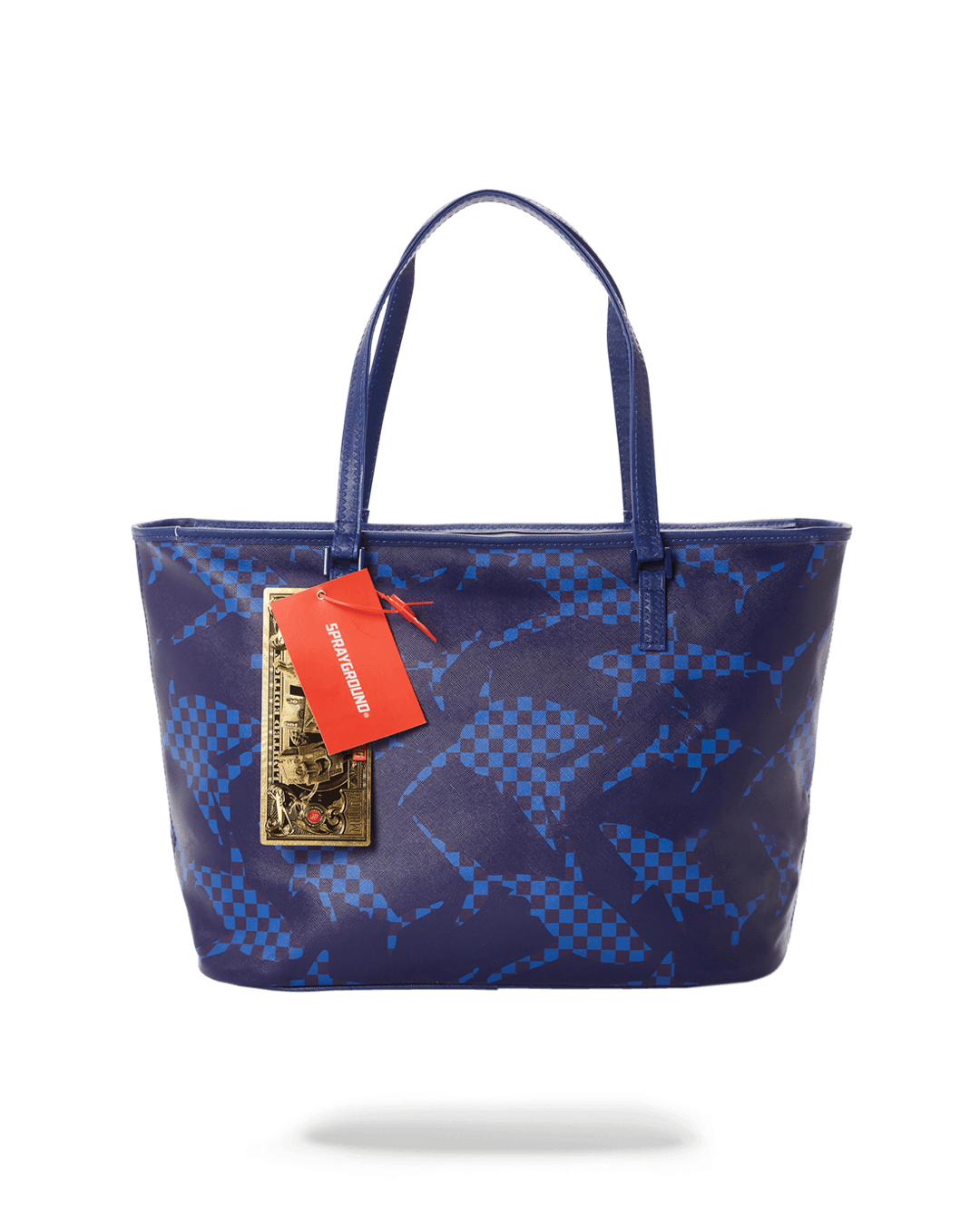 Limited Edition SHARK CHECK BLUE TOTE